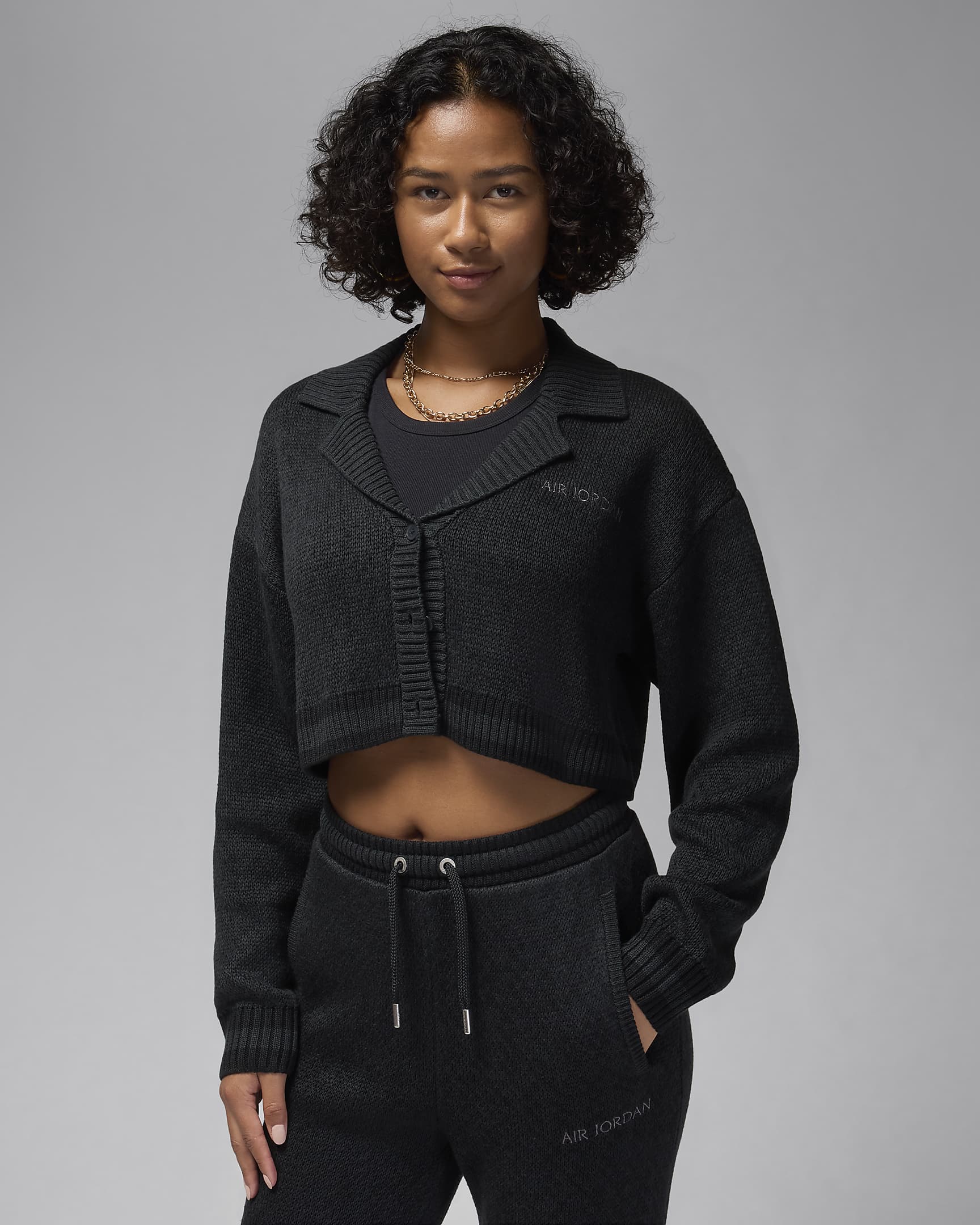 Image of Дамска Жилетка NIKE W J AIR JDN KNIT TOP - Ballistic-sport